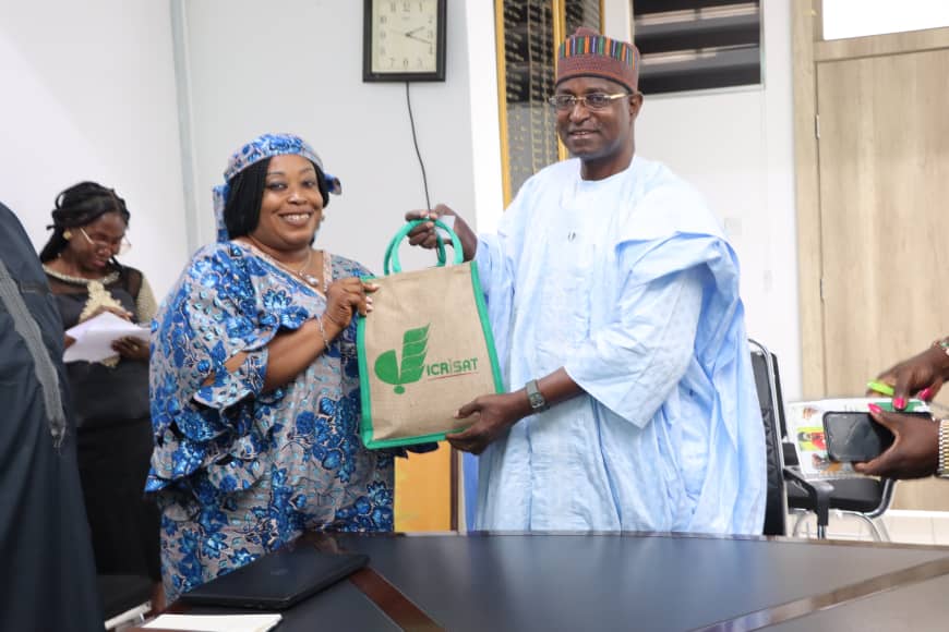 LIVESTOCK MINISTRY TO PARTNER WITH ICRISAT ON CONVERSION OF FARM RESIDUES INTO ANIMAL FEED.........Minister Maiha