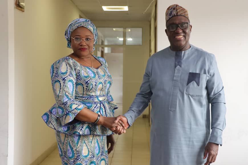 THE DIRECTOR-GENERAL OF IITA COURTESY VISIT TO THE MINISTRY